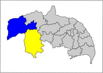 Location map Guntur District Assembly Constituencies