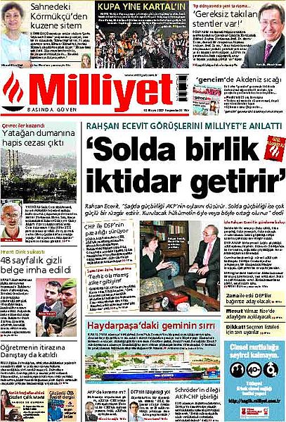 Dosya:Milliyet birincisayfa.jpg