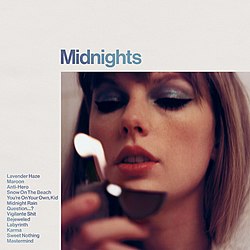Midnights'ın standart kapağı