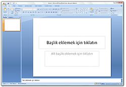 Microsoft Office Powerpoint 2007 on Microsoft Office Powerpoint 2007 Nin Ekran G  R  Nt  S