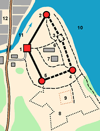 Схема Староладозької фортеці