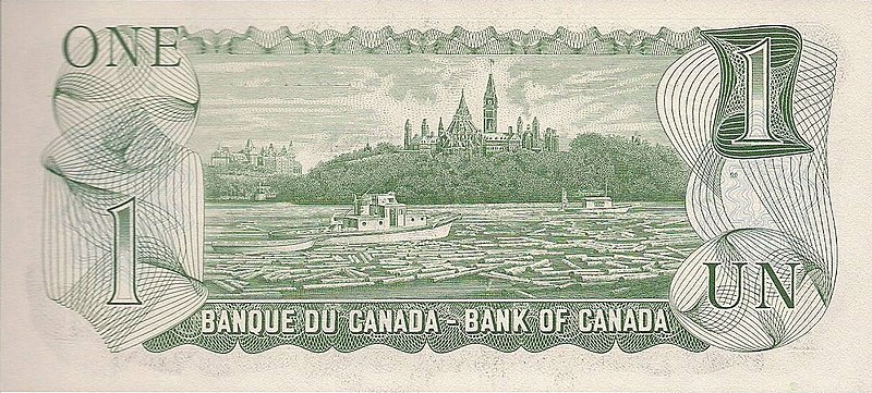Файл:Канадська купюра $1 - зворотний бік.jpeg