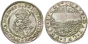 3 марки, 1562 (Період карбування 1562 рік) року. Срібло. Вага 30,54 г.