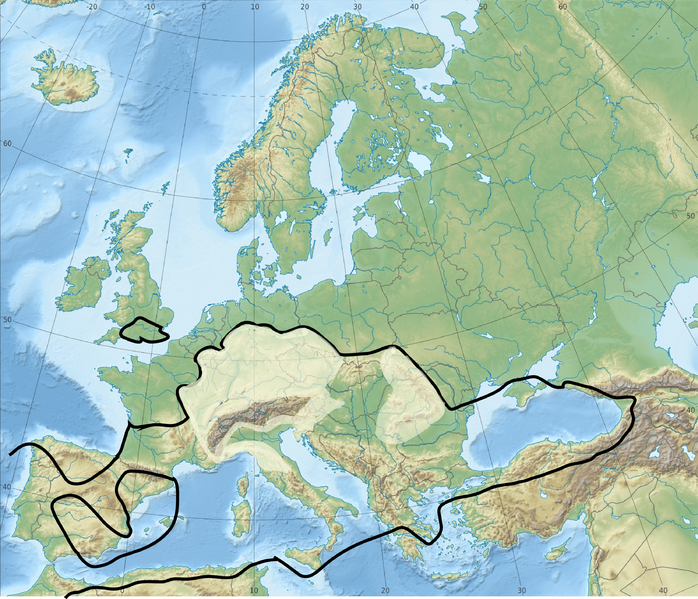 Файл:Europe Leucojum L. map1.png