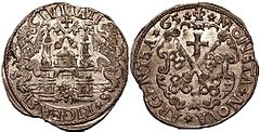 ½ марки, 1565 року. Вільне місто Рига