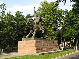 Пам'ятник Богданові Хмельницькому у місті Хмельницькому.