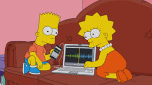 Барт і Ліса відслідковують телефонного шахрая