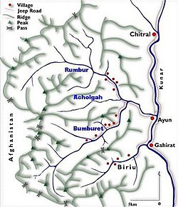 Location of وادی کالاش