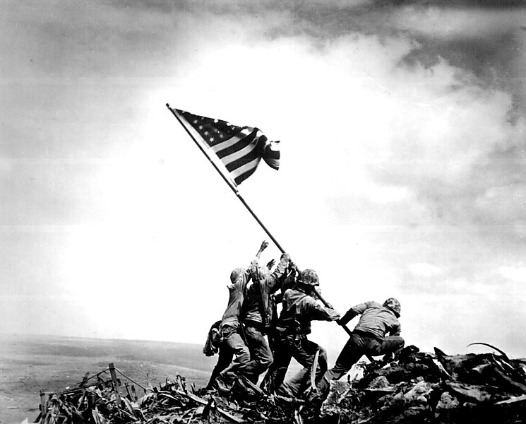 טעקע:Iwo Jima flag raising.jpg