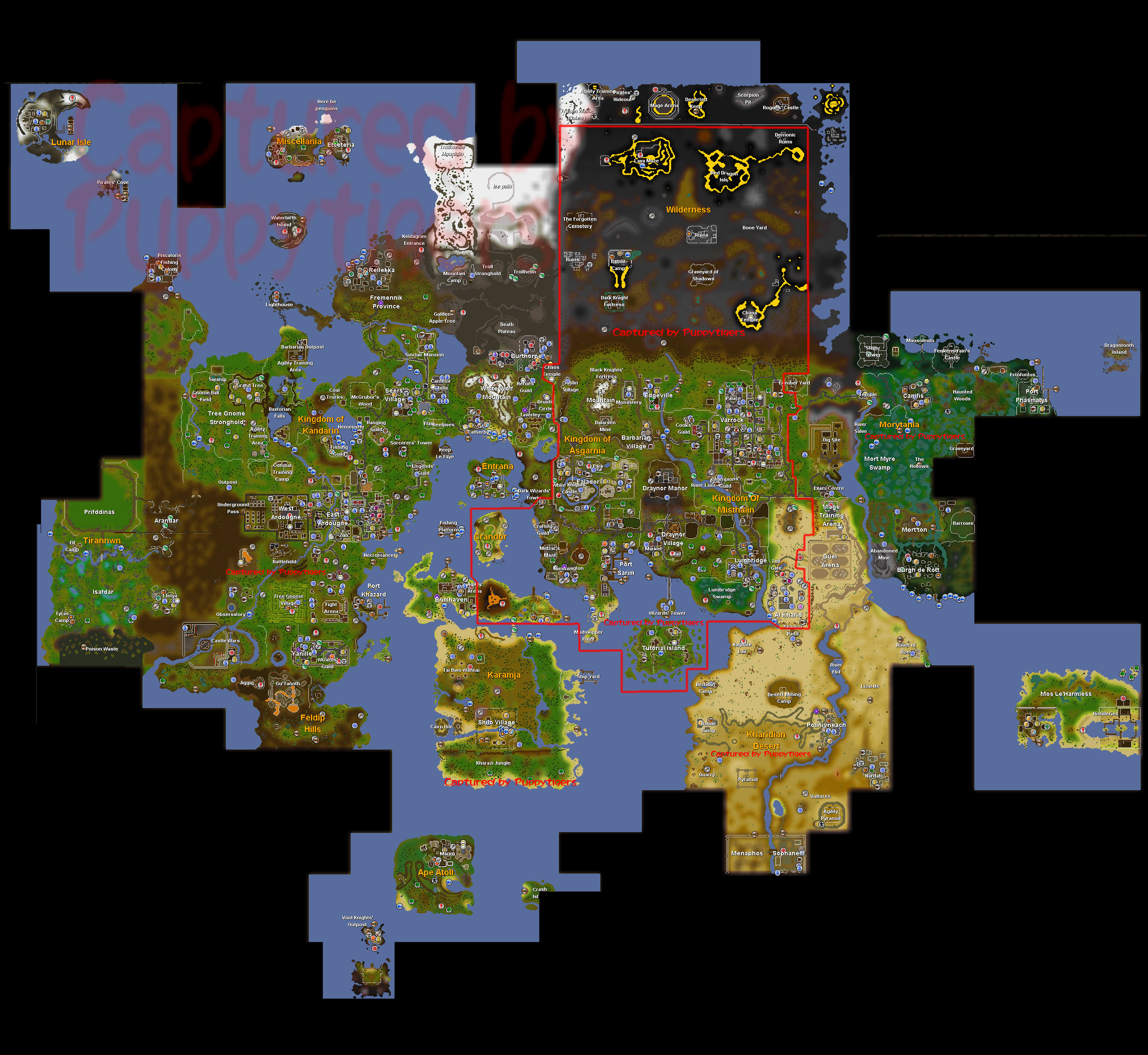 Old School RuneScape World Map