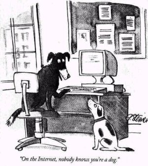 On the Internet, nobody knows you're a dog