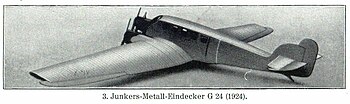 3. Junkers-Metall-Eindecker G 24 (1924).