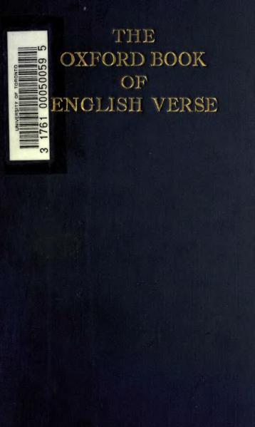 File:Oxford Book of English Verse 1250-1900.djvu
