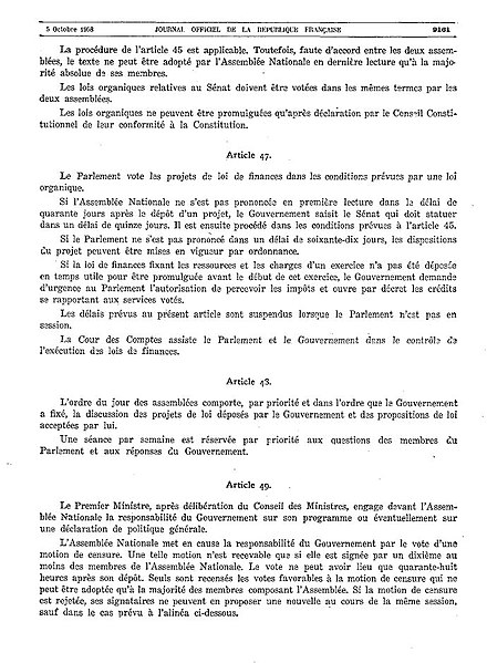 Fichier:Constitution de la France de 1958 (version initiale) 11.jpg