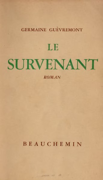 Fichier:Guèvremont - Le survenant, 1945.djvu