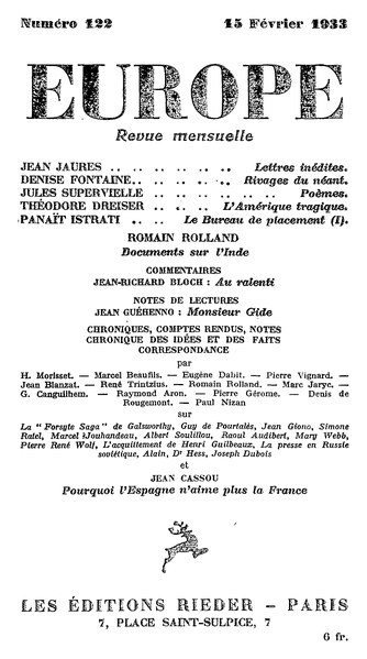 Fichier:Europe (revue mensuelle), n° 122, 02-1933.djvu