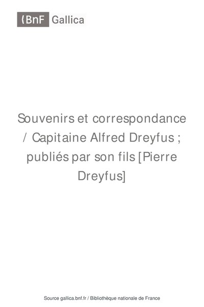 Fichier:Dreyfus - Souvenirs et Correspondance, 1936.djvu