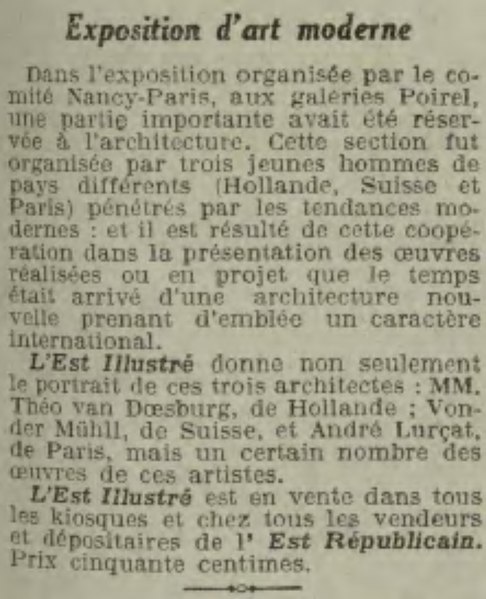 Fichier:L'Est Républicain 38e année no 13998 Exposition d'art moderne.djvu