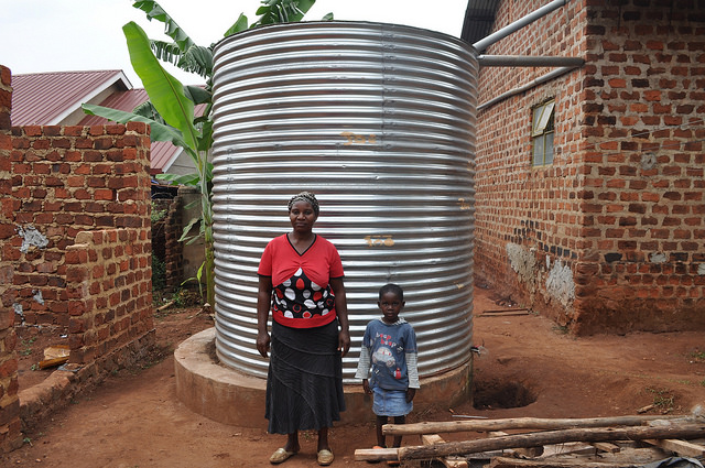 File:Rainwater collection tank, Uganda.jpg