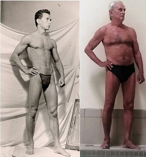 File:The same man at 18 and 80 years old.jpg