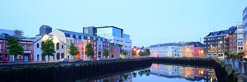 File:Cork banner River Lee south channel.jpg