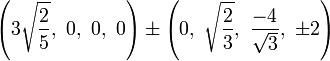 \left (3\sqrt {
\frac {
2}
{
5}
}
, '\' 