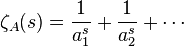 \zeta_A (j) = \frac {
1}
{
a_1^}
+\frac {
1}
{
a_2^}
+\cdot