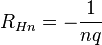 R_ {
Hn}
= \frac {
1}
{
nq}