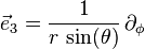 \vec {
e}
_3 = \frac {
1}
{
r '\' 