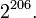 2^ {
206}
.