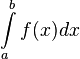 \int\limits_{a}^{b}f(x)dx