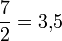 \frac {7} {2} 3,\! 
 5