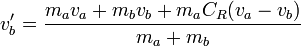 How to implement restitution coefficient into a simple physics engine?