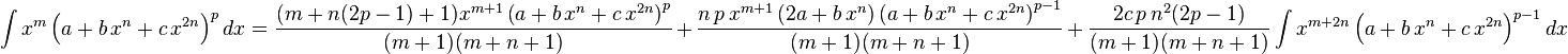 \int ks^m \left ('a+b\' 