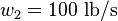 w_2 = 100 '\' 