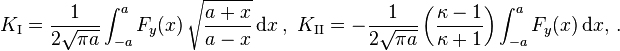 K_ {
\rm {
mi}
}
= {
\frac {
1}
{
2 {
\sqrt {
\pi}
}
}
}
\int _ {
- a}
^ {
}
F_ {
y}
(x) '\' 