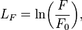 L_F = '\ln\' 