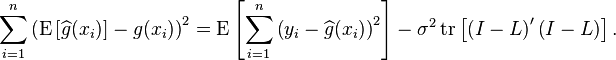 \sum_ {
i 1}
^n\left (\operatorname {
E}
\left [\ŭidehat {
g}
(ks_i) \right] - g (ks_i) \right)^ 2 \operatorname {
E}
\left [xxx].