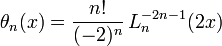 \teta_n (x) \frac {
n!
}
{
(- 2)^ n}
'\' 