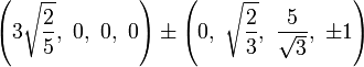 \left (3\sqrt {
\frac {
2}
{
5}
}
, '\' 