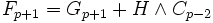 F_ {
p+1}
= g_ {
p+1}
+H\wedge C_ {
p}