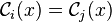 \matcal {
C}
_i (x) \mathcal {
C}
_j (x)