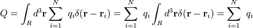 Q=\int_R-d^3 \matbf {
r}
\sum_ {
i 1}
^ 'n\' 