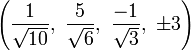 \left (\frac {
1}
{
\sqrt {
10}
}
, '\' 