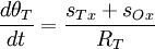 \frac {
d\teta_ {
T}
}
{
dt}
\frac {
s_ {
Tx}
+s_ {
Virbovo}
}
{
R_T}
'\' 