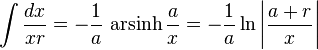 \int\frac {
dks}
{
ksr}
= \frac {
1}
{
}
'\' 