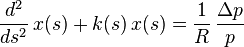 \frac {
d^2}
{
ds^2}
'\' 