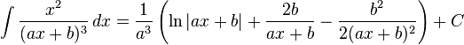 \int\frac {
ks^2}
{
(hakil-+ b)^ 3}
'\' 