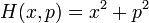 H (x, p) = ks^2-+ p^2