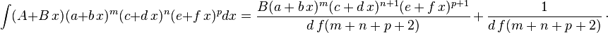 \int ('A+B\' 